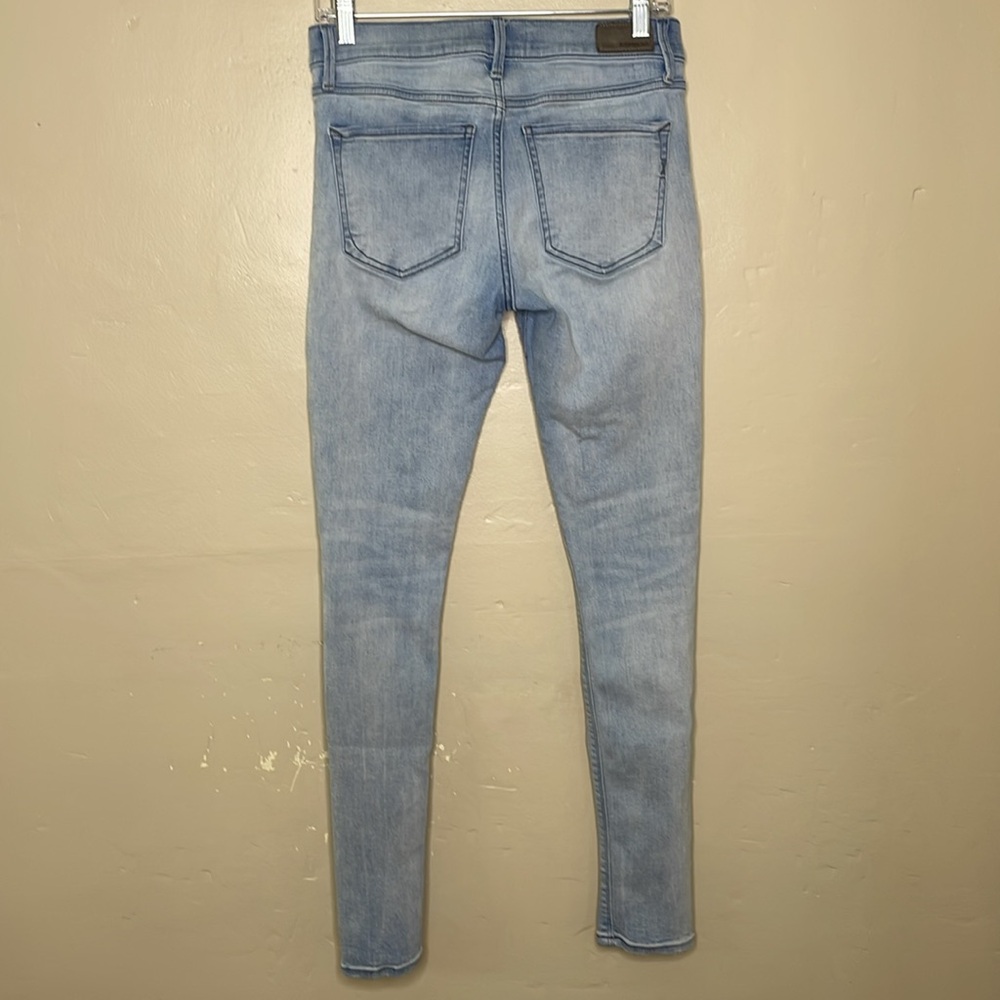 EXPRESS Jeans STRETCH PLUS DENIM PERFECT Legging Mid-Rise Light Wash 5 Pocket 6R